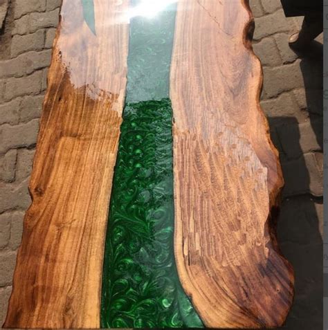 Epoxy Table Live Edge Wooden Table Epoxy Resin River Table - Etsy