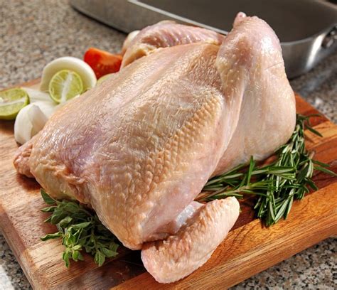 Whole Raw Chicken - Prepared Food Photos, Inc.