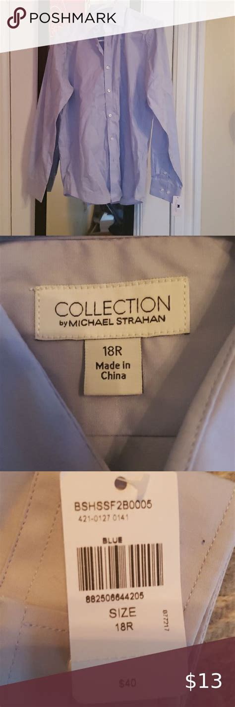 Michael Strahan's Collection size 18R | Colorful shirts, Michael ...