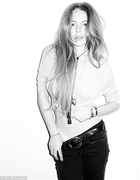 Lindsay Lohan poses for controversial photographer Terry Richardson again | Daily Mail Online