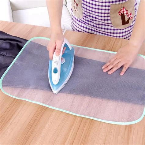 1PC Protective Cover Ironing Board Press Iron Mesh High Temperature Ironing Cloth Ironing ...