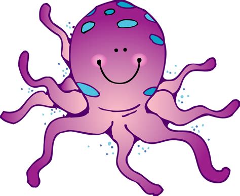 Cute Octopus Clipart Transparent HQ PNG Download | FreePNGImg
