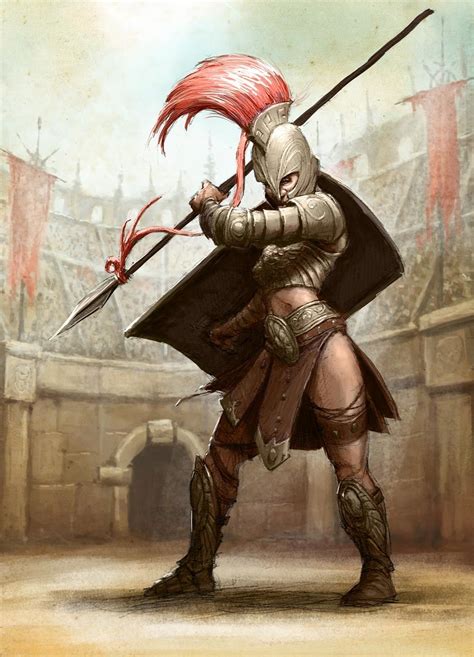 ArtStation - Gladiators!!!, Tomek Larek | Fantasy character design ...