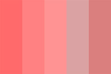 Dusty Antique Rose color palette created by itskeitodesu that consists #ff6a6a,#ff8080,#ff9393,# ...