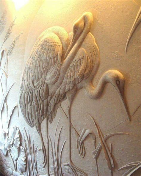 Pin by Оксана on Art | Plaster art, Plaster wall art, Mural art