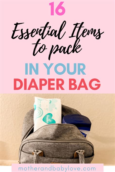 What To Pack In A Diaper Bag- The Complete List of Diaper Bag ...