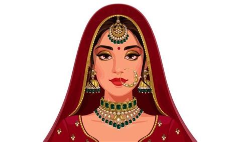 Beautiful Indian Bride Portrait