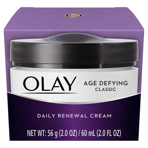 Olay Age Defying Classic Daily Renewal Cream, Face Moisturizer 2.0 fl oz - Walmart.com - Walmart.com