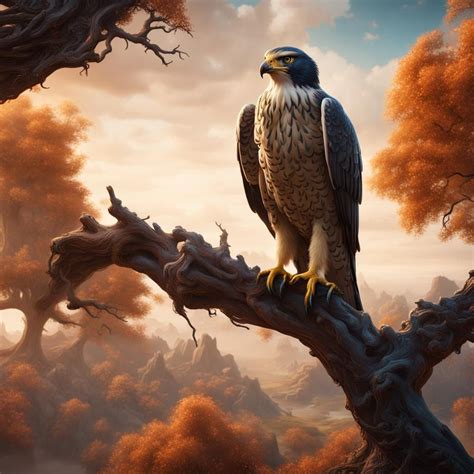 Majestic Falcon - AI Generated Artwork - NightCafe Creator