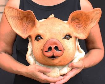 Kitchen Pig Art - Etsy