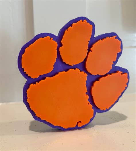 Clemson Tiger Paw Officially Licensed - Etsy