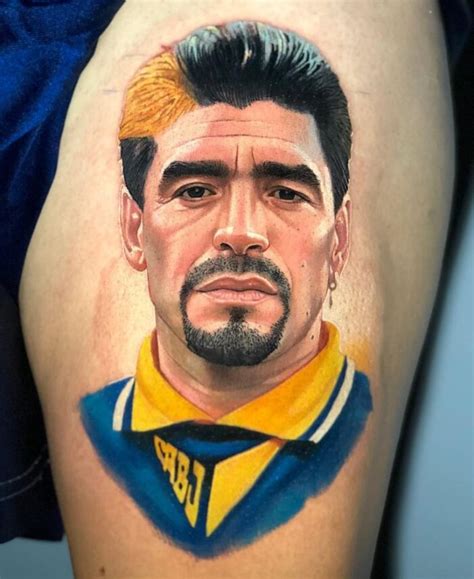 Stunning Maradona Tattoo – InkStyleMag