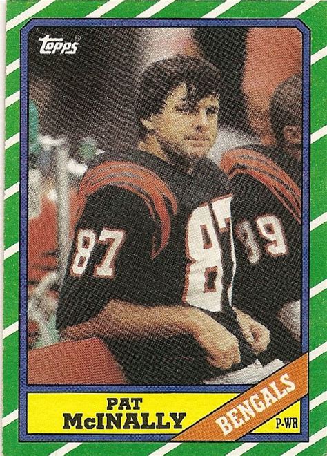 Pat McInally | Football trading cards, Bengals, Cincinnati bengals