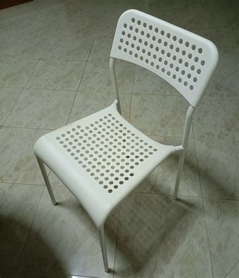 IKEA chair plastic, Furniture & Home Living, Furniture, Chairs on Carousell