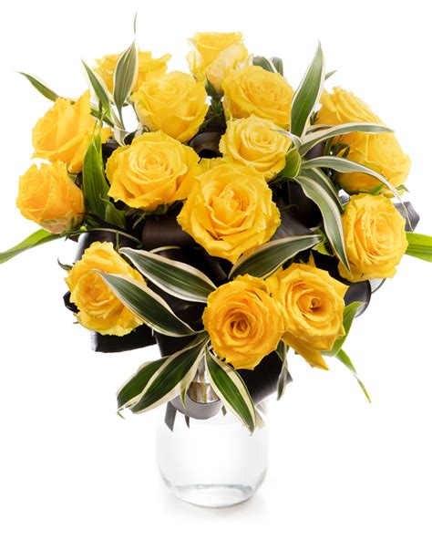 Yellow roses bouquet