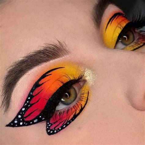 47 Cute Makeup Looks to Recreate : Hot Butterfly