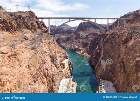 View of the Hoover Dam, Boulder City, Nevada, USA Editorial Image ...