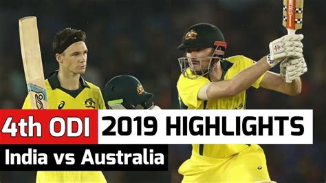 India vs Australia 4th ODI 2019 Full Match Highlights | 10 March 2019