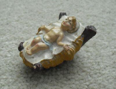 Vintage Italy Painted Ceramic Baby Jesus Nativity Figurine 1 1/2" Tall | eBay