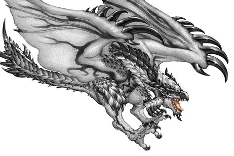 ArtStation - Silver Rathalos