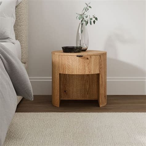 Modern Round Nightstand (19") | West Elm