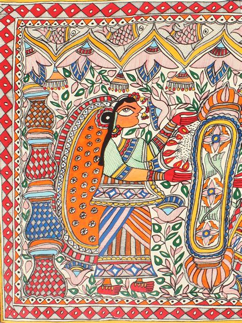 Goddess Sita Swayamvar | Madhubani Painting | Exotic India Art