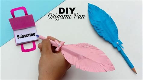 DIY Pen Decor | Origami Craft | Origami Craft Ideas | Pen Decoration. - YouTube