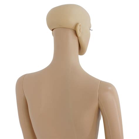 Buy ZENY Full Body 68.9" Height Realistic Female Mannequin Display Head Turns Dress Form w/Base ...