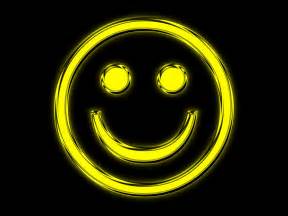 Smiley Face Black Background - WallpaperSafari