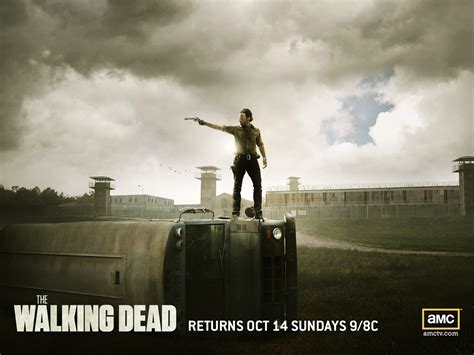 The Walking Dead Rick Grimes Prison HD Wallpaper