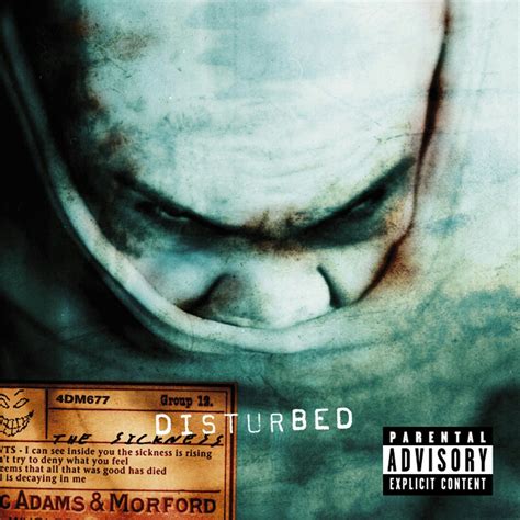 Disturbed - The Sickness | Disturbed albums, Disturbed songs, Disturbing