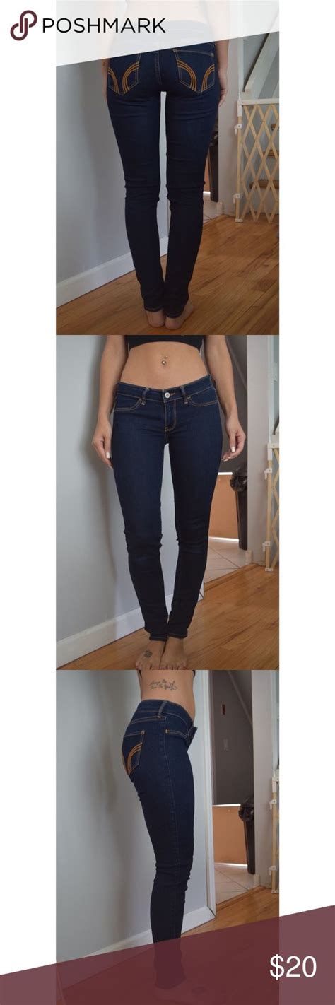 Hollister Skinny Jeans Cute classic Hollister skinny jeans dark wash Hollister Jeans Skinny ...