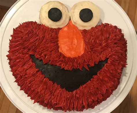 Elmo Coloring Pages Birthday Cake