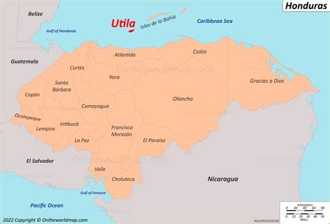 Utila Map | Honduras | Detailed Maps of Utila Island