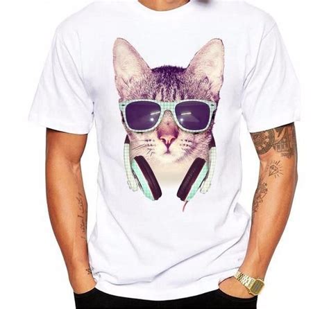 Cool Cat Funny Adult t Shirt, Short Sleeve, Cat T Shirt | Hipster cat, Cool cats, Funny cats