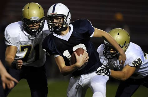 Peoria Notre Dame-Quincy Notre Dame football - James Brosher Photography