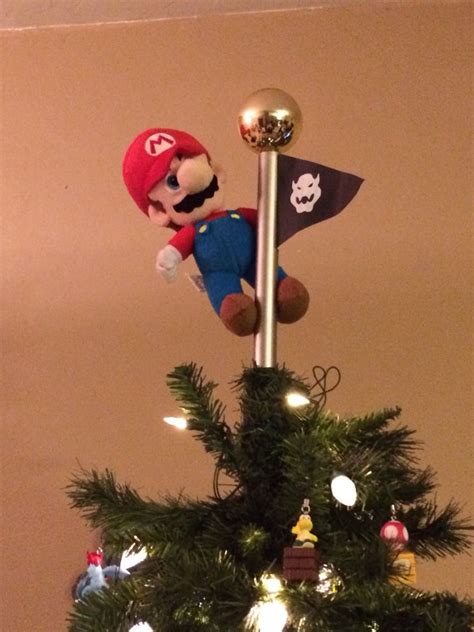 Mario tree topper that my husband made! Love it! | Nerdy christmas ...