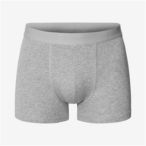 Grey Boxer Brief underpants made of organic cotton and elastane - Bread ...