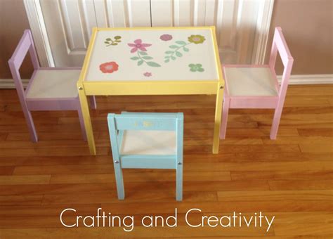 Crafting and Creativity: DIY Painted Ikea Kids Table