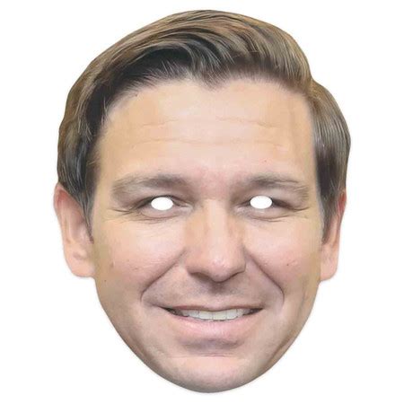 Ron DeSantis USA Politician 2D Card Party Face Mask