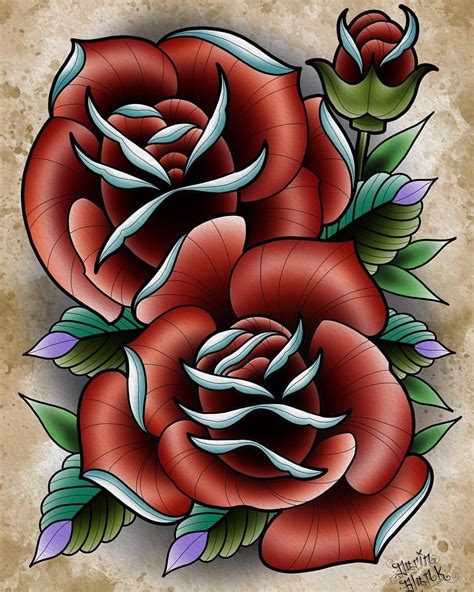 Rose Tattoos, Flower Tattoos, Chicano Art Tattoos, Desenho Tattoo, Badass Tattoos, Digital ...