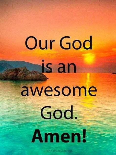 My God is awesome