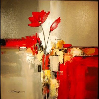 Gage Abstrait fleur 01 - AUTOUR D'UN CADRE - Encadrement - Peinture ...