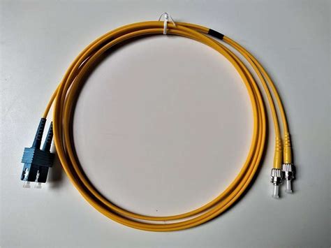 SC-ST Duplex Singlemode Fiber Patch Cord - Belram