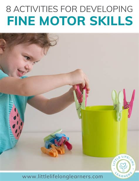 8 activities to develop fine motor skills at home – Artofit