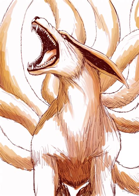 Kurama Sketch| Naruto by DivineImmortality on DeviantArt