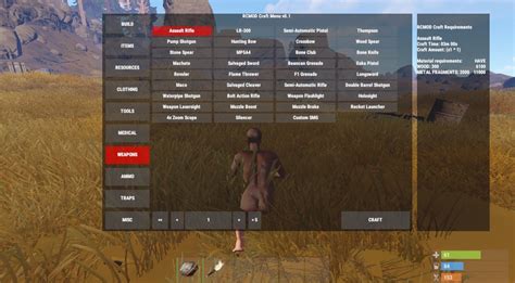 Rust Classic Mod (Component Free Crafting) : r/playrust