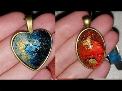 DIY Epoxy Jewelry/Resin Jewelry using Liquid Diamonds Resin #resinart - YouTube