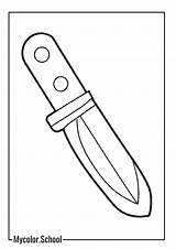 10 Knife Coloring Pages  Free Printables sketch template