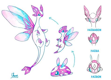 Fakemon Dragon/fairy type by ChunPhan on DeviantArt | Dragon type ...